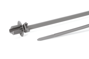 Cable tie outside serrated, polyamide, (L x W) 163 x 4.6 mm, bundle-Ø 1 to 35 mm, gray, -40 to 130 °C
