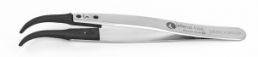 ESD tweezers, uninsulated, antimagnetic, carbon fiber/stainless steel, 115 mm, 242BCCFR.SA.1.IT