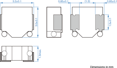 SPM3015T-2R2M-LR TDK Fixed Inductors Image 2