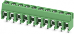 PCB terminal, 10 pole, pitch 5 mm, AWG 26-14, 17.5 A, screw connection, green, 1935242