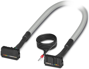 Connecting line, 4 m, IDC/FLK socket connector angled to IDC/FLK socket connector angled, 0.129 mm², AWG 26, 2318091