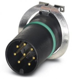 Plug, 8 pole, SMD connection, screw locking, straight, 1418649