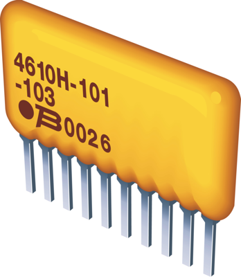 4606H-101-104LF Bourns Electronics GmbH Resistor Networks