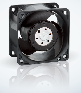 DC axial fan, 24 V, 60 x 60 x 32 mm, 5.09 m³/h, 43 dB, ball bearing, ebm-papst, 614 J/2 HHPR-010