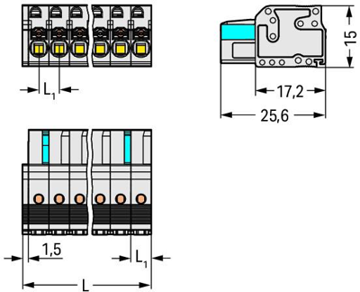2721-104/026-000 WAGO PCB Connection Systems Image 2