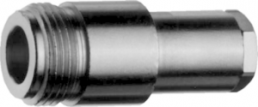 N socket 50 Ω, KX-21A, RG-178B/U, RG-196A/U, solder/clamp, straight, 100024088