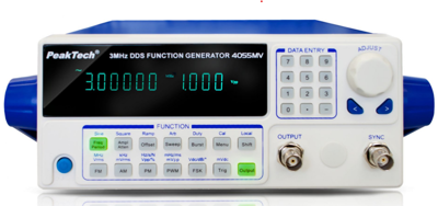 P 4055 MV MIT DAKKS-KALIBRIERZERTIFIKAT PeakTech Function Generators