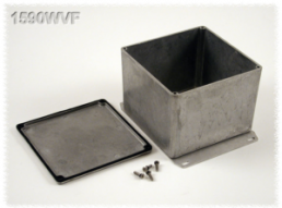 Aluminum die cast enclosure, (L x W x H) 119 x 120 x 94 mm, natural, IP65, 1590WVF