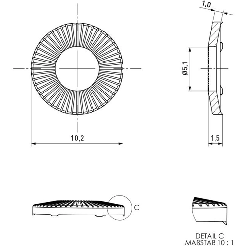 003.20.051 Ettinger Nuts, Washers, Rings Image 2