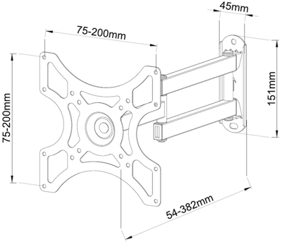 ICA-LCD-2923B EFB-Elektronik Monitor mount Image 3