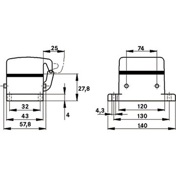 10103000 LAPP Housings for HDC Connectors Image 2