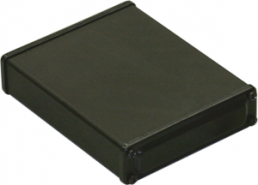 Aluminum Profile enclosure, (L x W x H) 113 x 66 x 18 mm, black, MTK6110.9