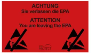 BK0601021 ESD PROTECT Inspection labels, plates and tapes