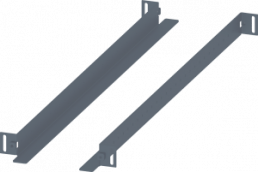 SIVACON, slide rail, for 19 fixed-mounted, D: 800mm, zinc-plated