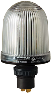 Continuous light, Ø 57 mm, white, 12-48 V AC/DC, BA15d, IP65