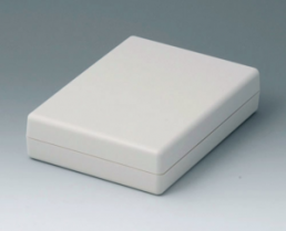 ABS shell housing, (L x W x H) 180 x 118 x 45 mm, gray white (RAL 9002), IP65, A9413331