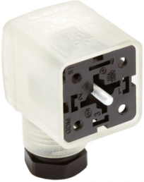 Valve connector, DIN shape A, 2 pole + PE, 24 V, 0.25-1.5 mm², 934888017