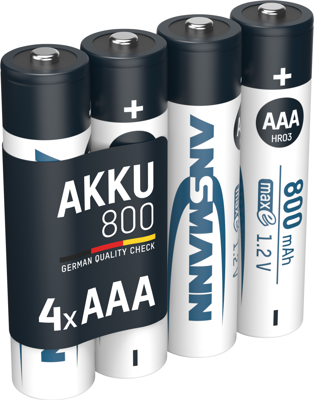 5035042 Ansmann Round Cell Batteries, 9V Block Batteries Image 1