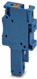 Plug, push-in connection, 0.2-6.0 mm², 1 pole, 32 A, 8 kV, blue, 3212077