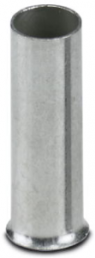 Uninsulated Wire end ferrule, 6.0 mm², 12 mm long, DIN 46228/1, silver, 3200328