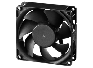 DC axial fan, 12 V, 80 x 80 x 25 mm, 70 m³/h, 33 dB, Ball bearing, SUNON, EE80251B1-000U-A99
