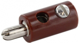 2.8 mm plug, screw connection, 0.05-0.25 mm², brown, 718891