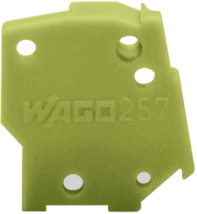 End plate for connection terminal, 257-700