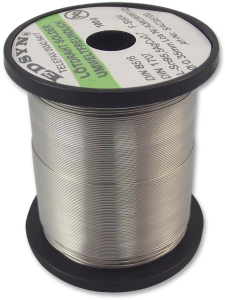 Solder wire, lead-free, SAC (Sn95.5AgCu0.7), Ø 0.35 mm, 100 g