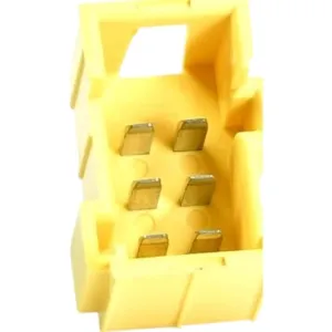 PFT-JPT-6POL-3X2-YELLOW ESKA Erich Schweizer DIN PCB Connectors
