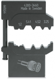 Crimping die for coaxial connectors, 1212751