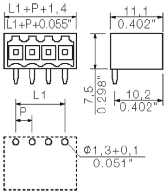 1605100000 Weidmüller PCB Connection Systems Image 3