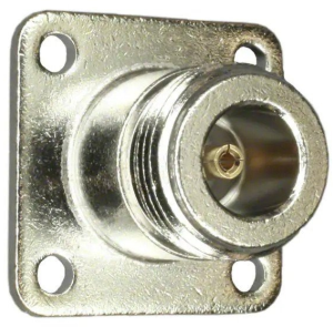 Coaxial adapter, 50 Ω, N socket to SMB socket, straight, 242198