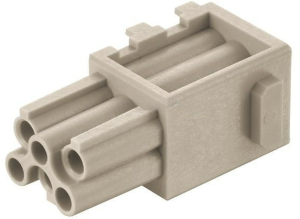 Socket contact insert, DD cube, large tab, 6 pole, unequipped, crimp connection, 09149062101