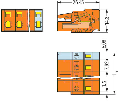 231-706/026-000 WAGO PCB Connection Systems Image 2
