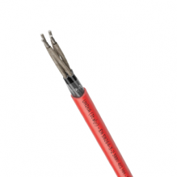 Polymer compound train cable UNIRAIL S 50264-3-2 300V MM FR 2 x 0.5 mm², unshielded, red