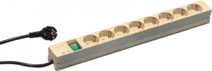 60110-206 SCHROFF Power Outlet Strips and Cable Drums