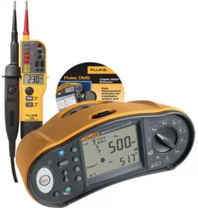 1663 SCH-TPL KIT/F Fluke VDE testers, Installation testers, Insulation testers
