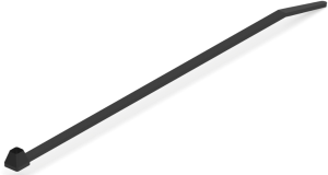 Cable tie, nylon, (L x W) 103 x 2.44 mm, bundle-Ø 19.1 mm, black