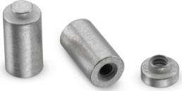 SMD spacer sleeve, internal thread, M1.6, 4.2 mm, steel