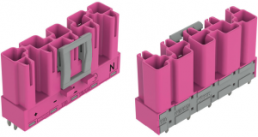 Plug, 5 pole, spring-clamp connection, pink, 770-895/082-000