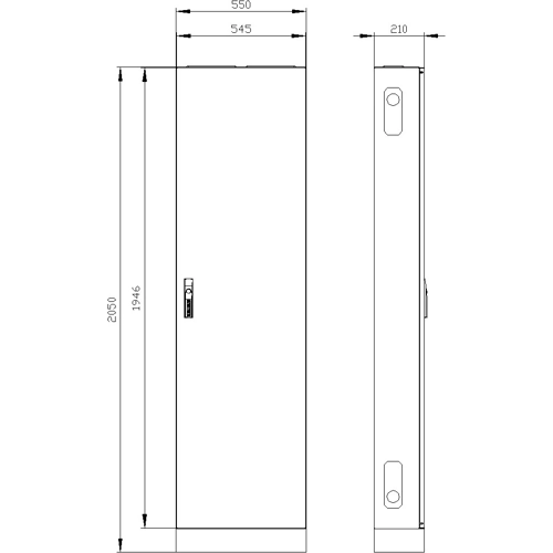 8GK1322-8KA22 Siemens Switch Cabinets, server cabinets Image 2