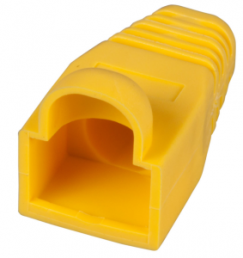 Bend protection sleeve RJ45 yellow, with latching lug protection, 100 pieces