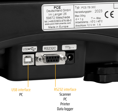 PCE-TB 30C PCE Instruments Weighing Scales Image 2