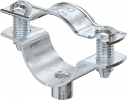 Spacer clamp, max. bundle Ø 25 mm, steel, hot dip galvanized, (L x W) 51 x 18 mm