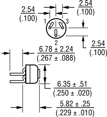 3329P-1-102LF Bourns Electronics GmbH Trimmer Potentiometers Image 2