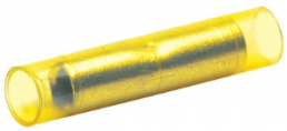 Butt connectorwith insulation, 25 mm², yellow, 57 mm