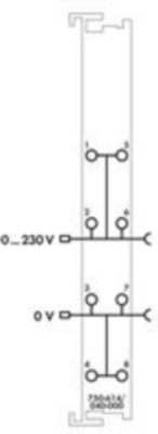 750-614/040-000 WAGO Feed and segment modules Image 3