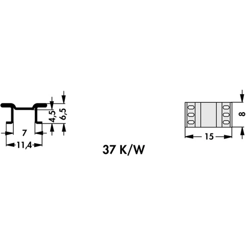 FK 250 06 LF PAK TR Fischer Elektronik Heat Sinks Image 2
