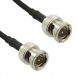 Coaxial Cable, BNC plug (straight) to BNC plug (straight), 75 Ω, Belden 8218, 610 mm