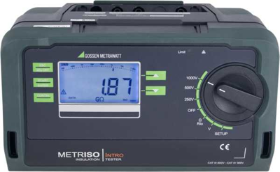 METRISO INTRO Gossen Metrawatt VDE testers, Installation testers, Insulation testers